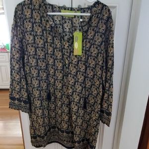 Rock Flower Paper tunic